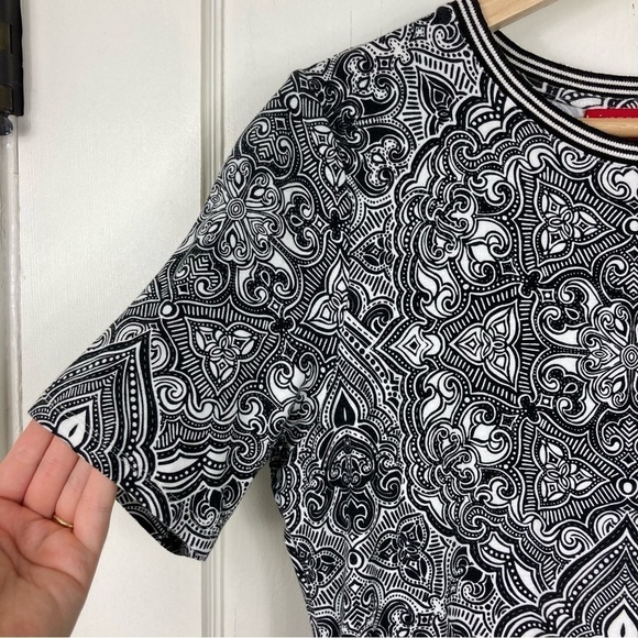 Krimson Klover Printed Cotton Blend Tee Dress - Picture 8 of 9